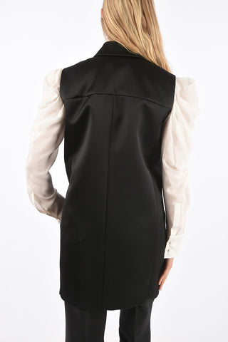 Zipped Long Line Vest