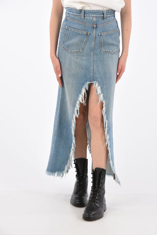 Gonna Destrutturata in Denim