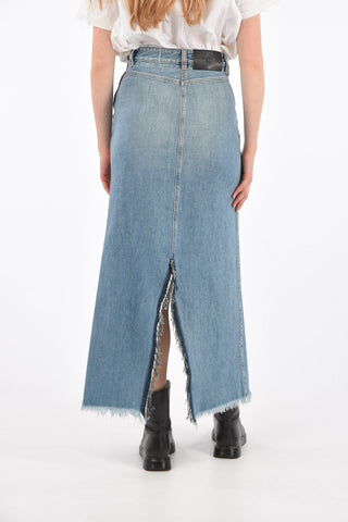Gonna Destrutturata in Denim
