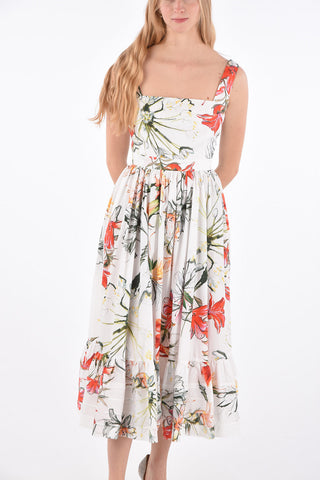 Jetted Pocket Floral Dress