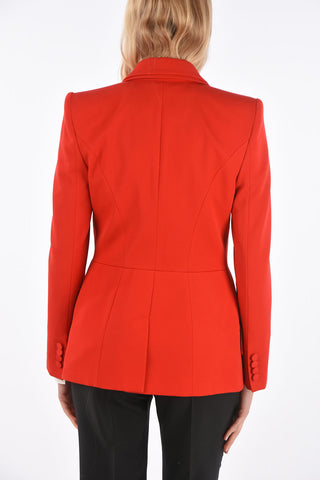 Peak Lapel Double Layer Blazer
