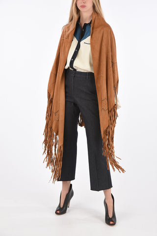 Mantella PENELOPE in Suede con Borchie