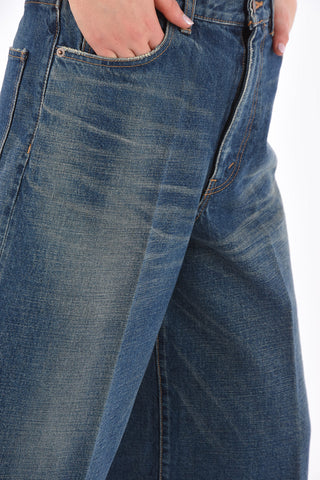 Pantaloni Culotte in Denim