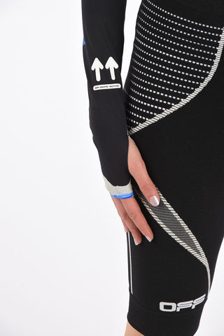 Crop top active manica lunga