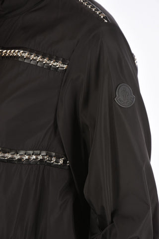 NOIR KEI NINOMIYA studded oversized SILVER outerwear jacket