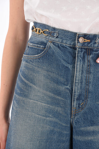 Denim TRIOMPHE Culotte Pants