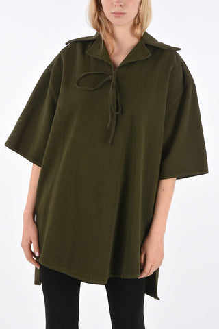 MM6 Tie neck Oversize Top