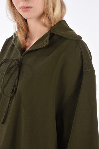 MM6 Tie neck Oversize Top