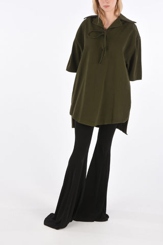 MM6 Tie neck Oversize Top