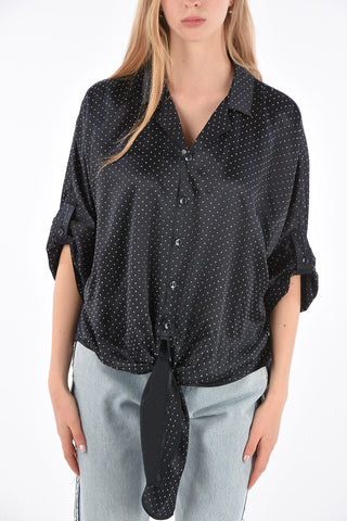 Silk Shirt with Studs