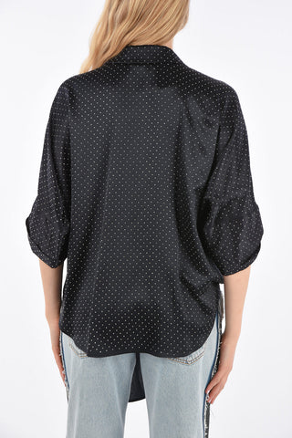 Silk Shirt with Studs