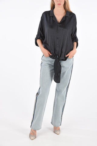 Silk Shirt with Studs