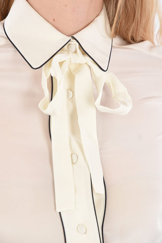 Pointed Flat Collar ISAKO Shirt