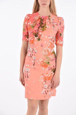 Floral Short Sleeve Mini Dress