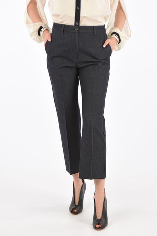 Pantaloni Crop MARTA in Denim