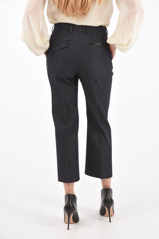 Pantaloni Crop MARTA in Denim