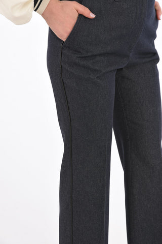 Pantaloni Crop MARTA in Denim