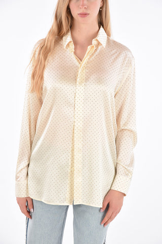 Hidden Closure Studded Shirt