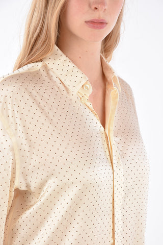 Hidden Closure Studded Shirt