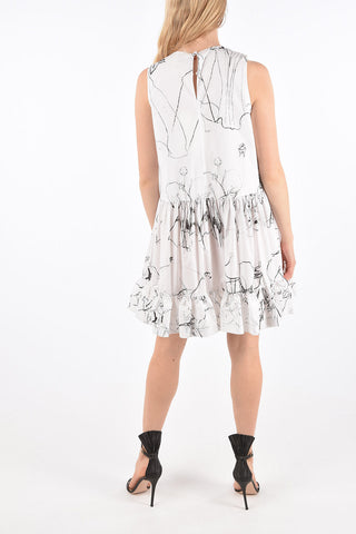 Peplum Hem A-Line Dress