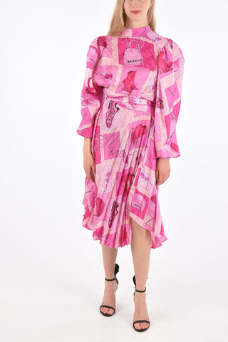 Belted Logoed Dress
