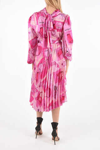 Belted Logoed Dress