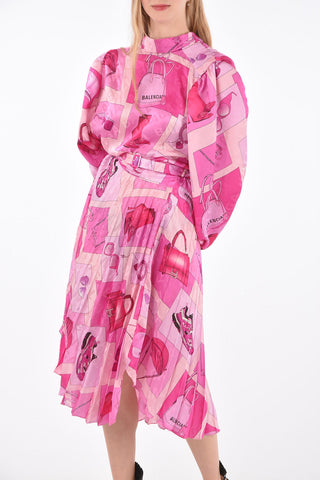Belted Logoed Dress