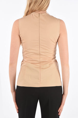 Sleeveless Top with Bow