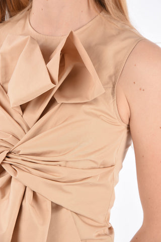 Sleeveless Top with Bow