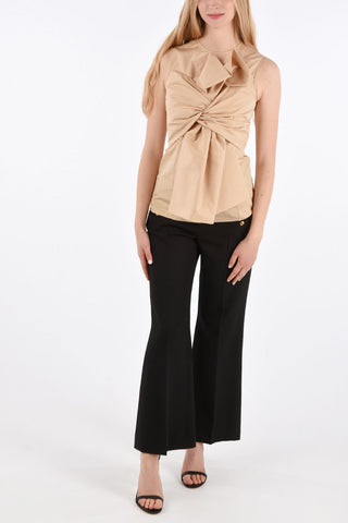 Sleeveless Top with Bow