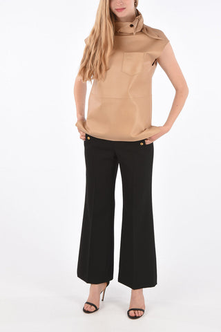 Leather Top with Pocket 