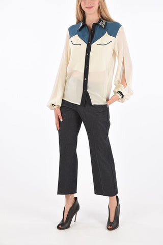 Studded Neck MADELYN Blouse