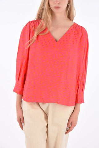 Hearts printed THYFENE blouse