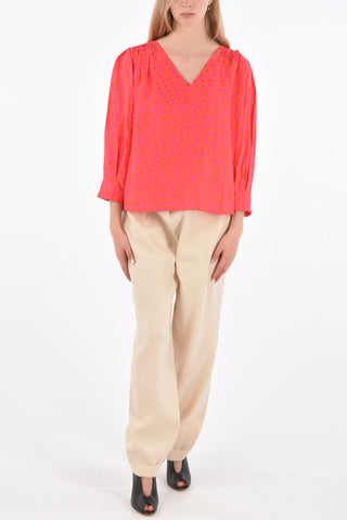 Hearts printed THYFENE blouse