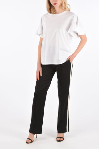 Flounced Sleeve T-Shirt