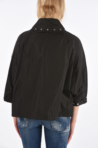 6 NOIR KEI NINOMIYA studded OSMIUM JACKET WITH ¾ Sleeve