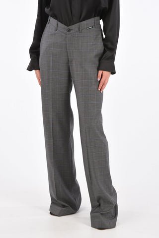 Windowpane Check Pants