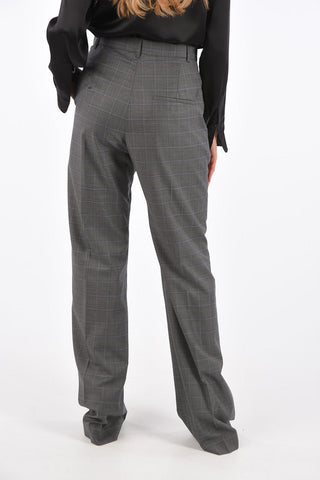 Windowpane Check Pants