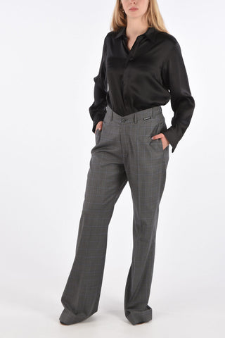 Windowpane Check Pants