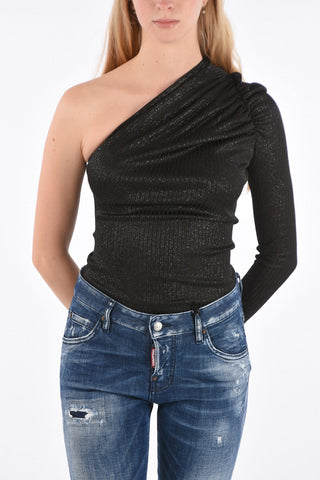 Glittered One shoulder Body