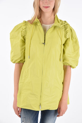 SIMONE ROCHA leg-o-mutton sleeve 4 PANSY jacket with hood