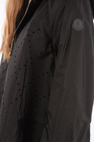6 NOIR KEI NINOMIYA hooded perforated VANADIUM outerwear