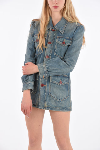Mini Dress in Denim