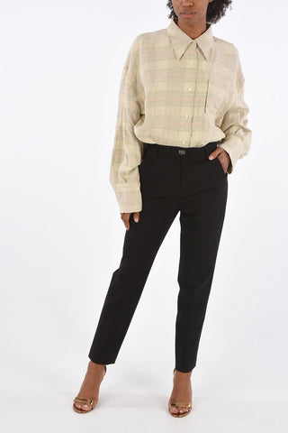 Straight-leg Tailored Pants