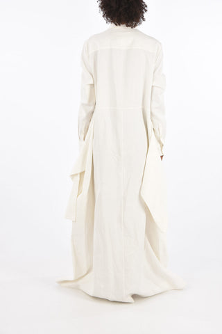 flax floor length shirtdress