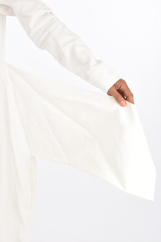 flax floor length shirtdress