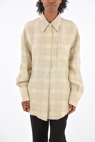 Linen Blend Oversize Shirt