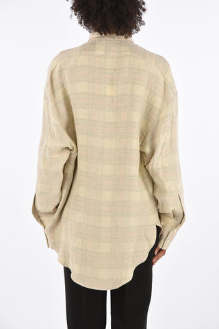 Linen Blend Oversize Shirt