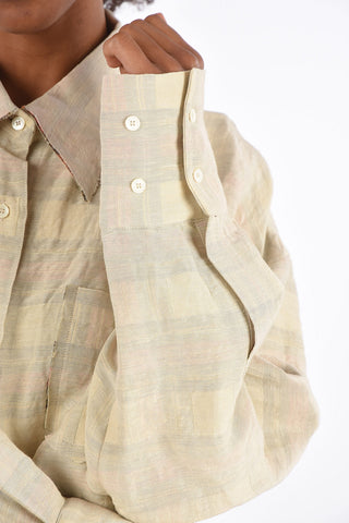 Linen Blend Oversize Shirt