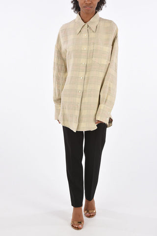 Linen Blend Oversize Shirt